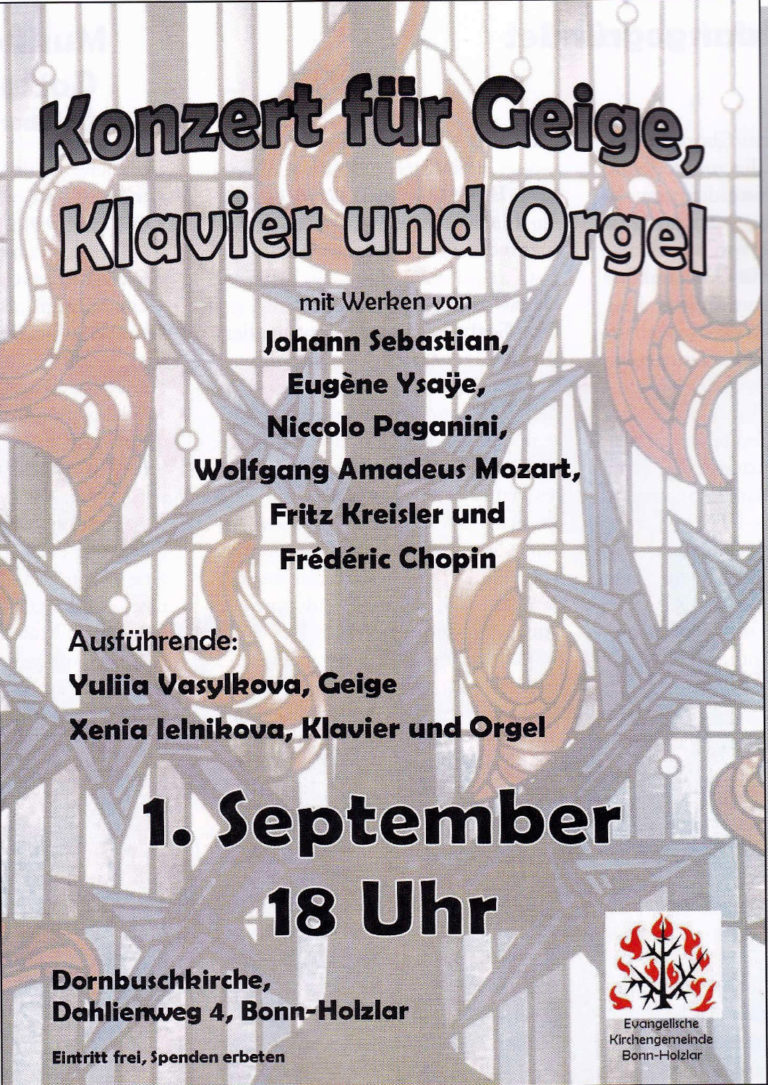 Konzert in der Dornbuschkirche