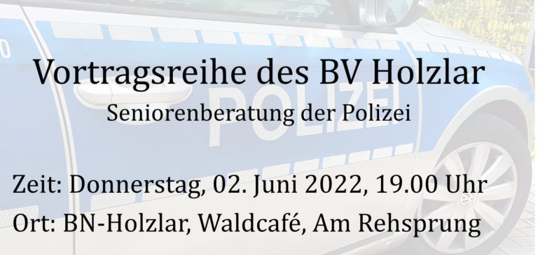 Seniorenberatung der Polizei Bonn zum Thema Enkeltrick