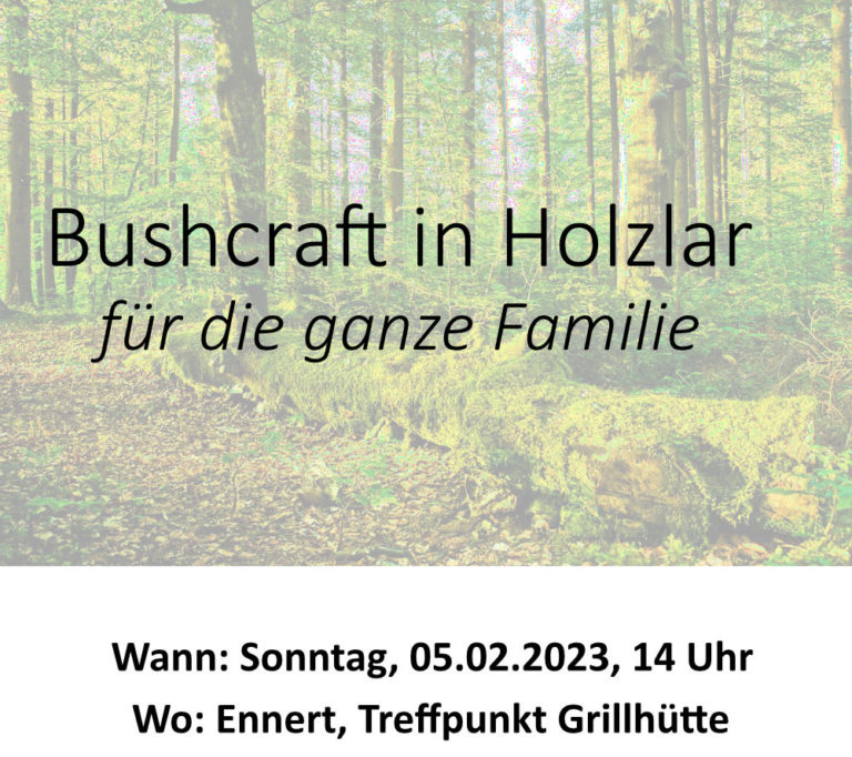 Bushcraft in Holzlar